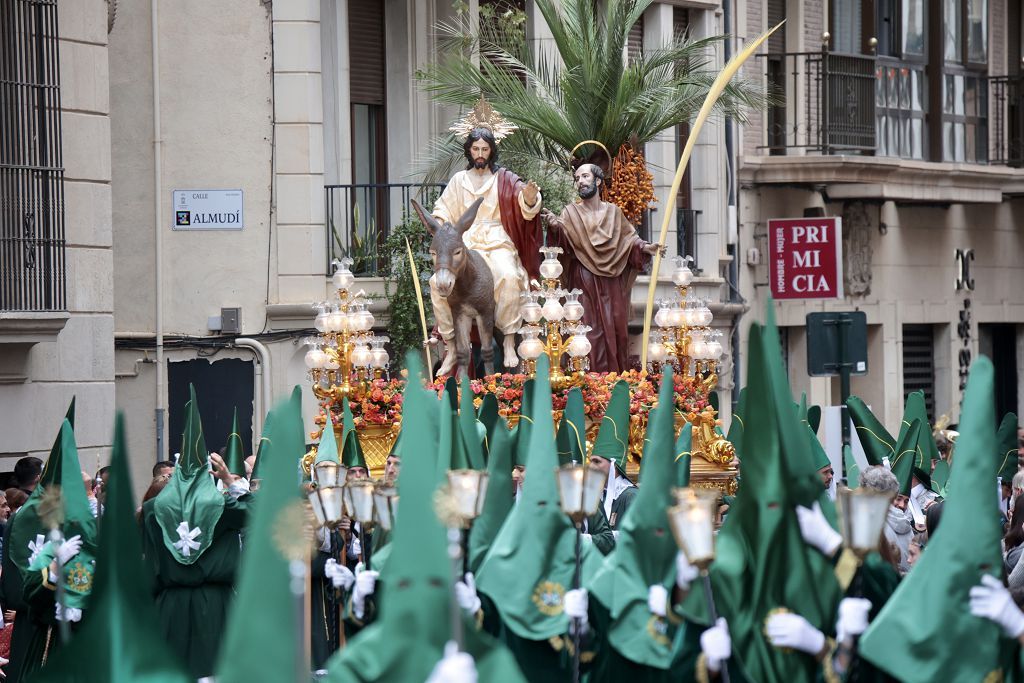 Así fue la procesión de la Esperanza este Domingo de Ramos en Murcia