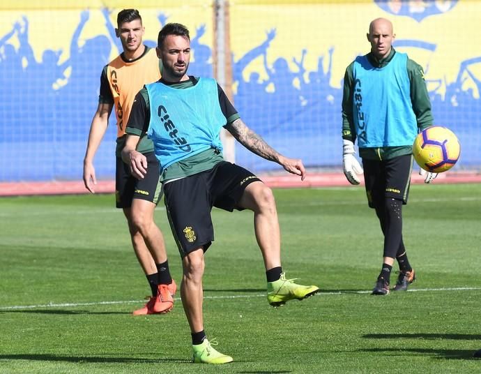 01/02/2019 TELDE. Entrenamiento UD Las Palmas en El Hornillo.  Fotografa: YAIZA SOCORRO.