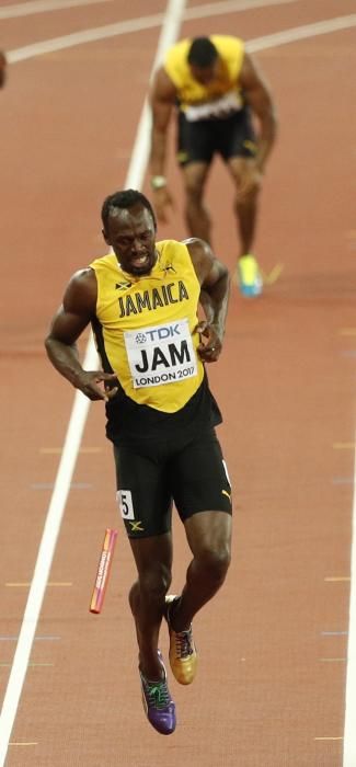 La secuencia de la lesión de Usain Bolt