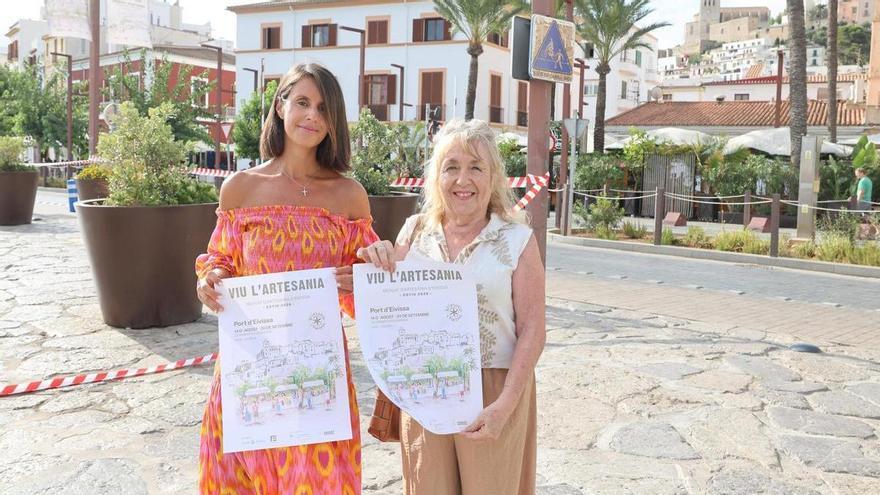 El talento femenino centra la feria 'Viu l'Artesania' de Ibiza: "El arte parece que viene de las manos de mujeres en esta edición"