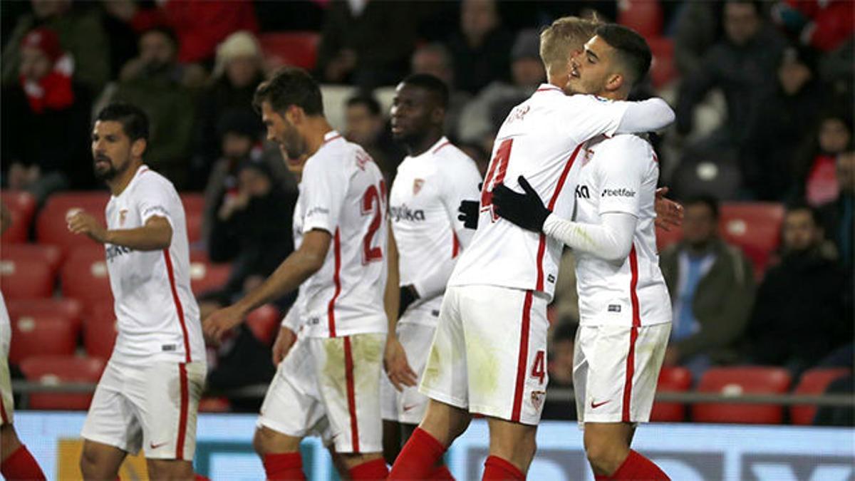 El Sevilla se lleva un buen botín de San Mamés