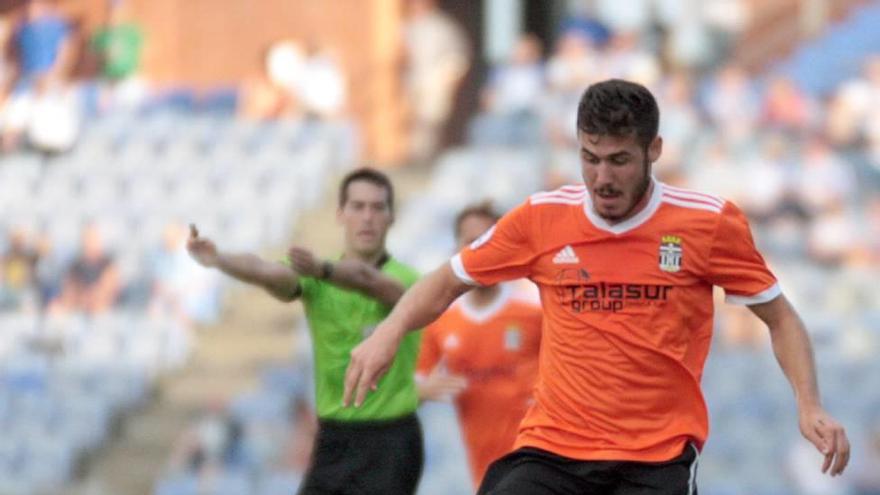 Julio Gracia, en el partido ante el Recreativo de Huelva.