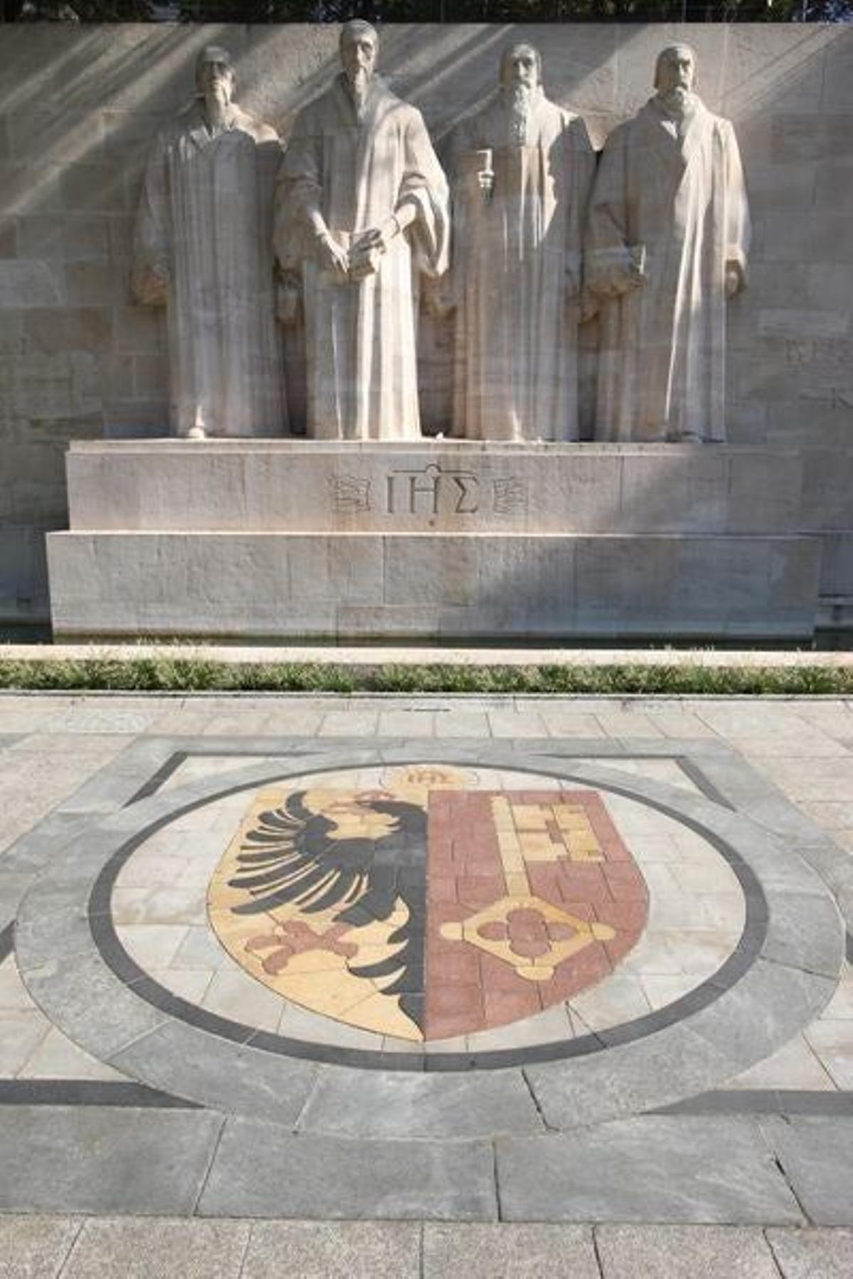 El escudo de armas de la ciudad en el Museo de la Reforma