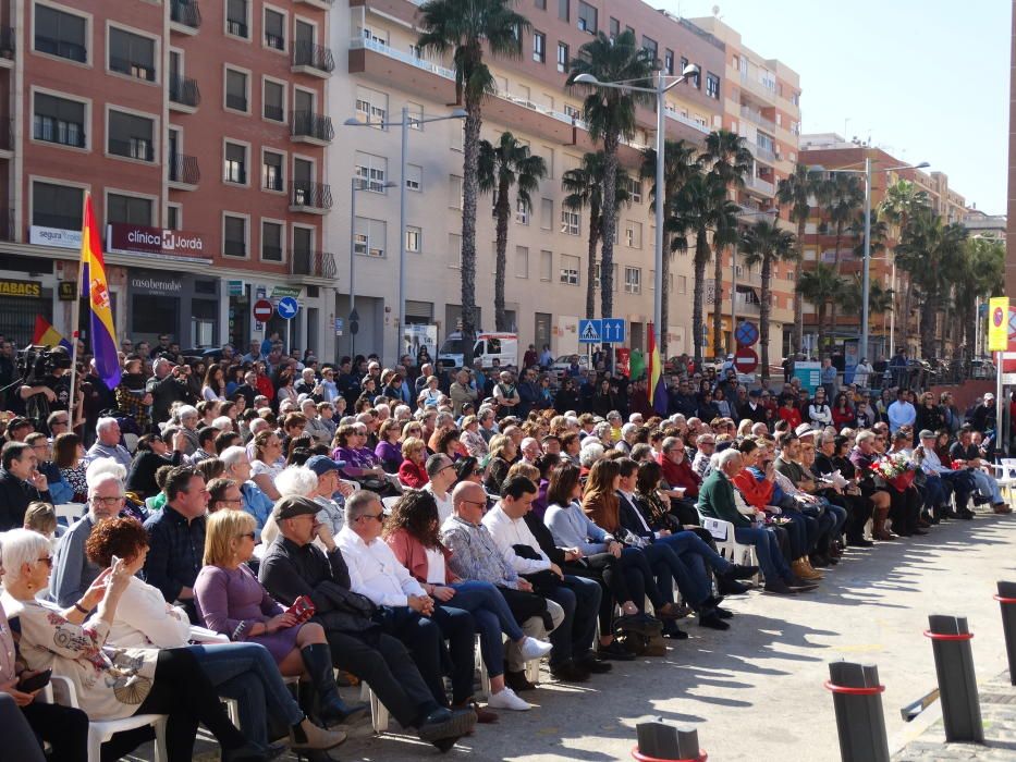 Homenaje a las víctimas del bombardeo franquista en Xàtiva