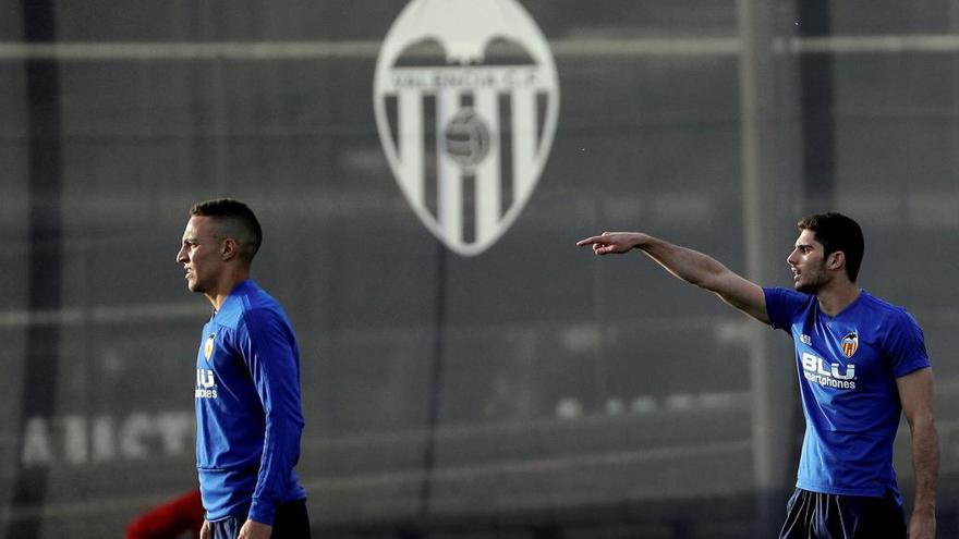 Guedes, en un entrenamiento reciente.