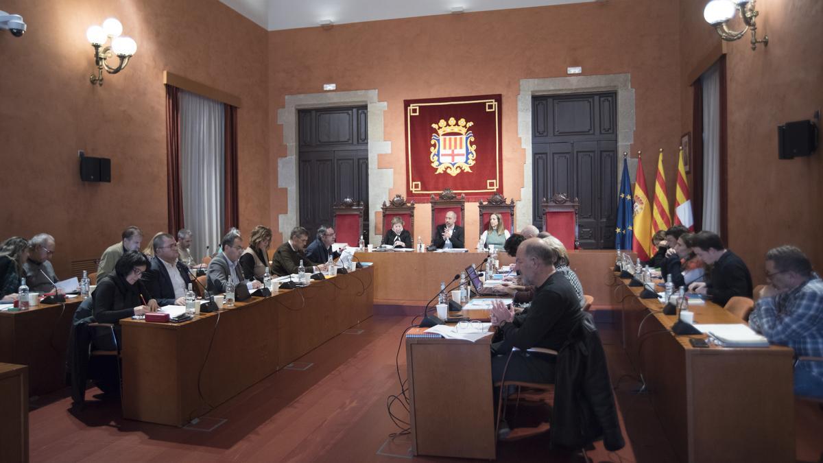 Imatge d'arxiu del ple de l'Ajuntament de Manresa