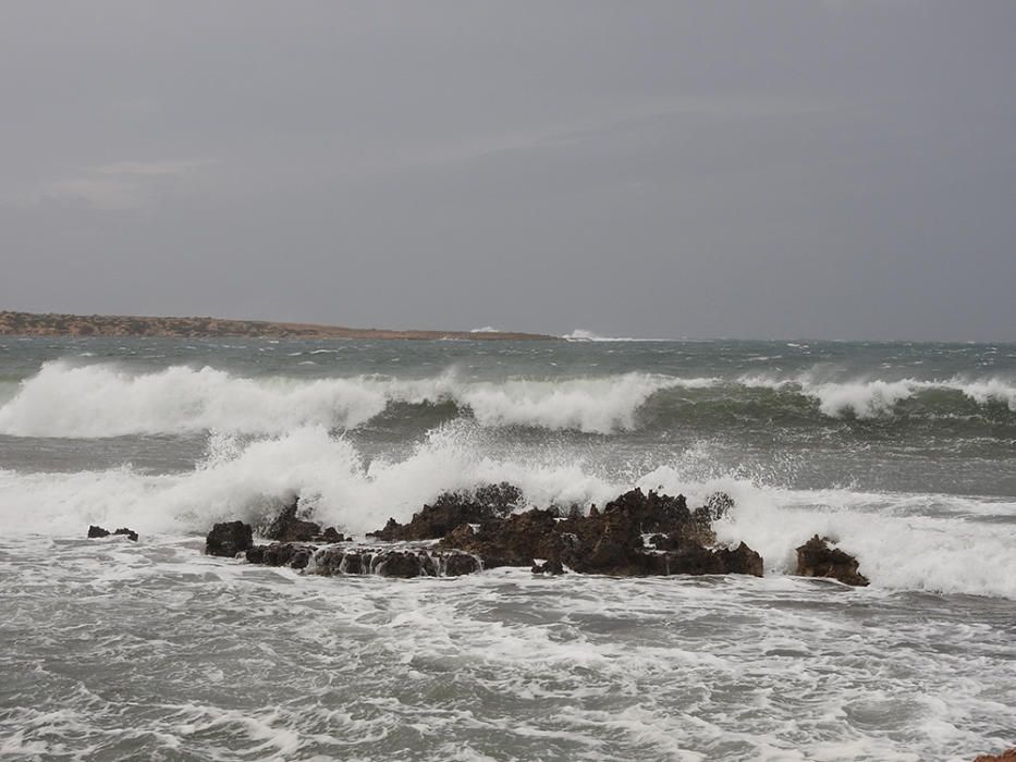 Temporal en Formentera.