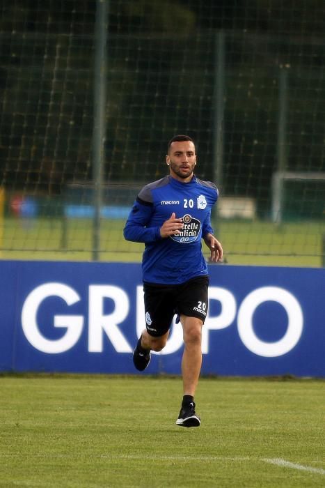 El Dépor se entrena tras el duelo ante el Betis