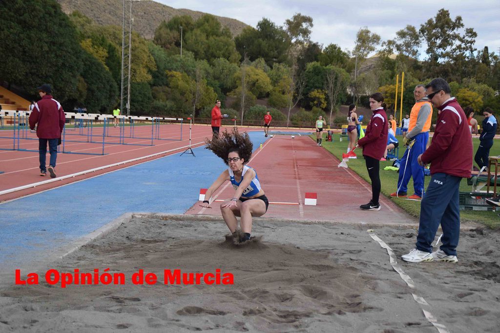 Regional absoluto y sub-23 de atletismo en Lorca (I)