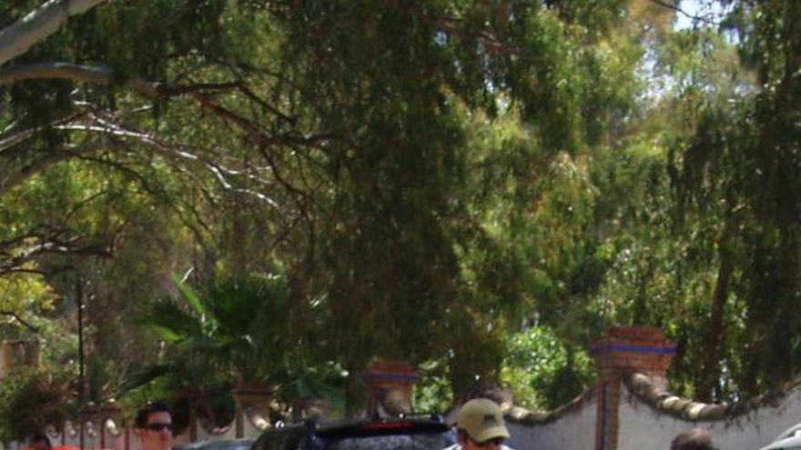 Actual acera de los Baños del Carmen.