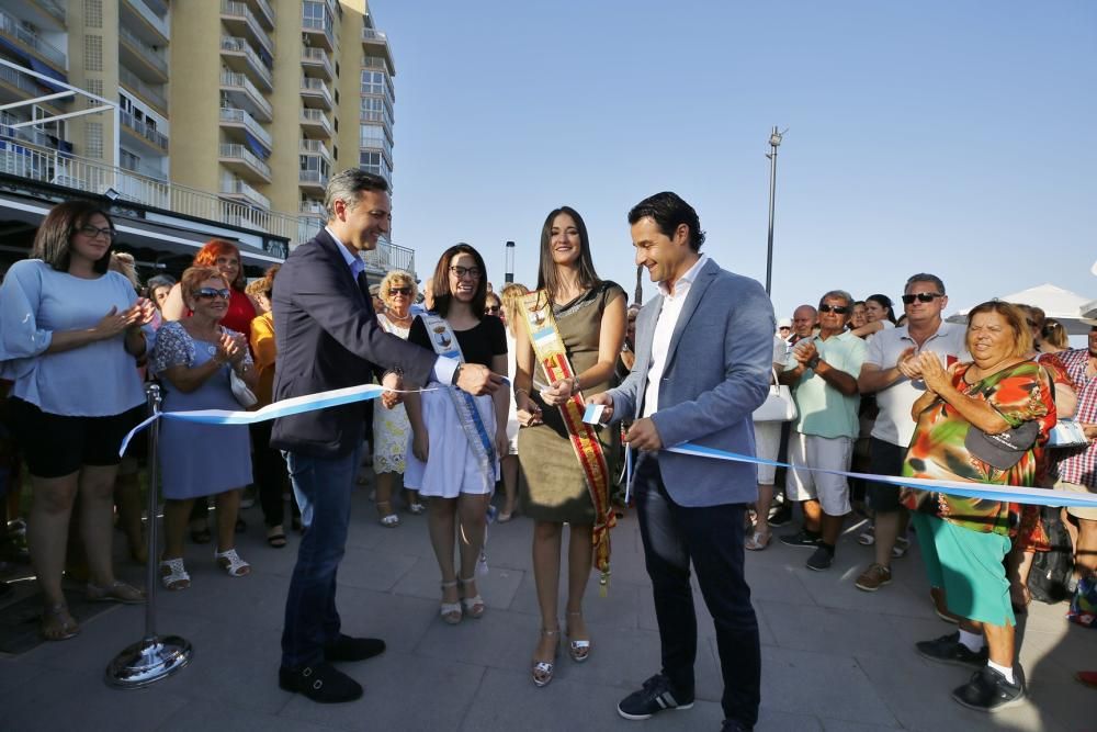 Docenas de vecinos acuden la inauguración de las obras de remodelación del paseo de Punta Margalla