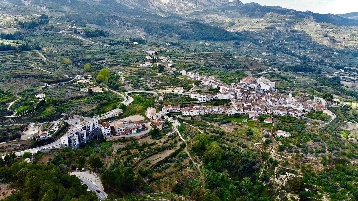 Panorámica de Benimantell.