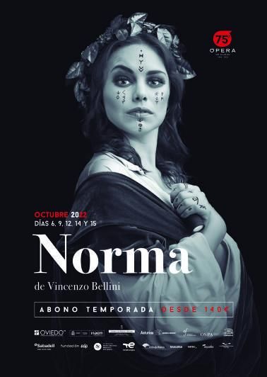 Irene Argüelles, en el cartel de &quot;Norma&quot;.