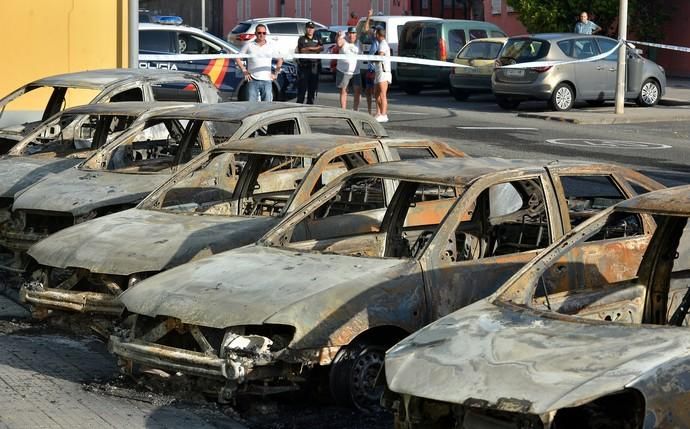 24/08/2018 JINÁMAR, TELDE. Incendio de 25 ...