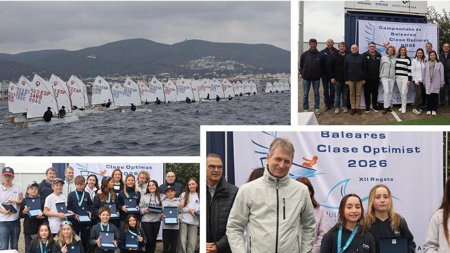 Marina Ibiza refuerza su compromiso con la vela base tras la celebración del Campeonato de Baleares de Optimist