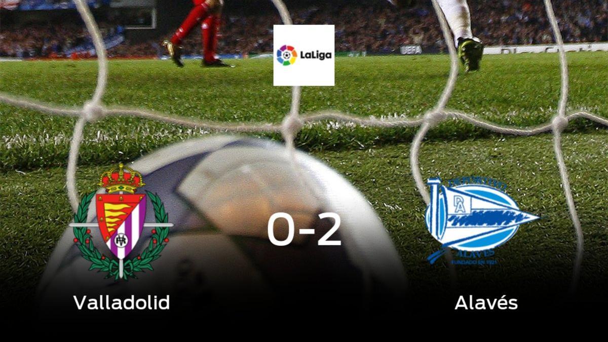 El Alavés vence 0-2 en el feudo del Real Valladolid
