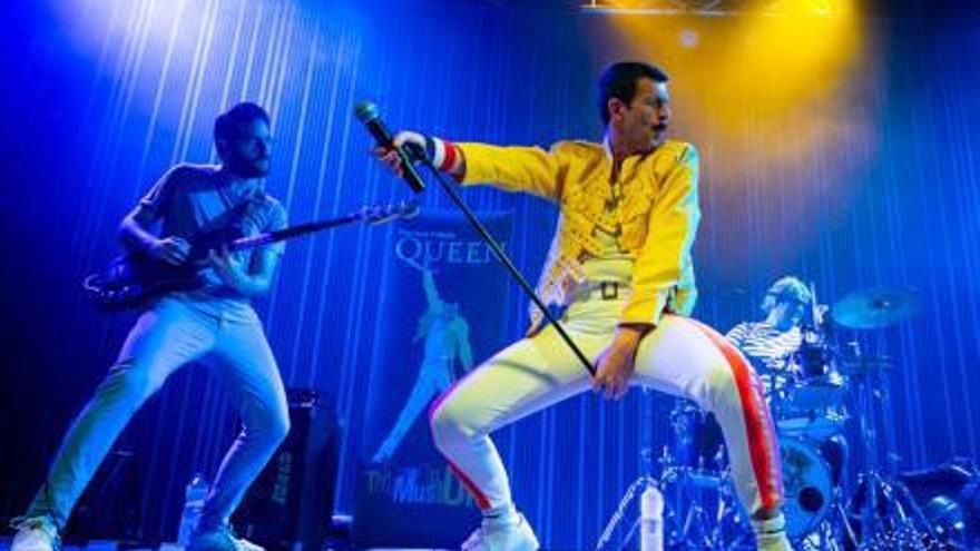 Imagen del espectáculo que rinde tributo a Queen.