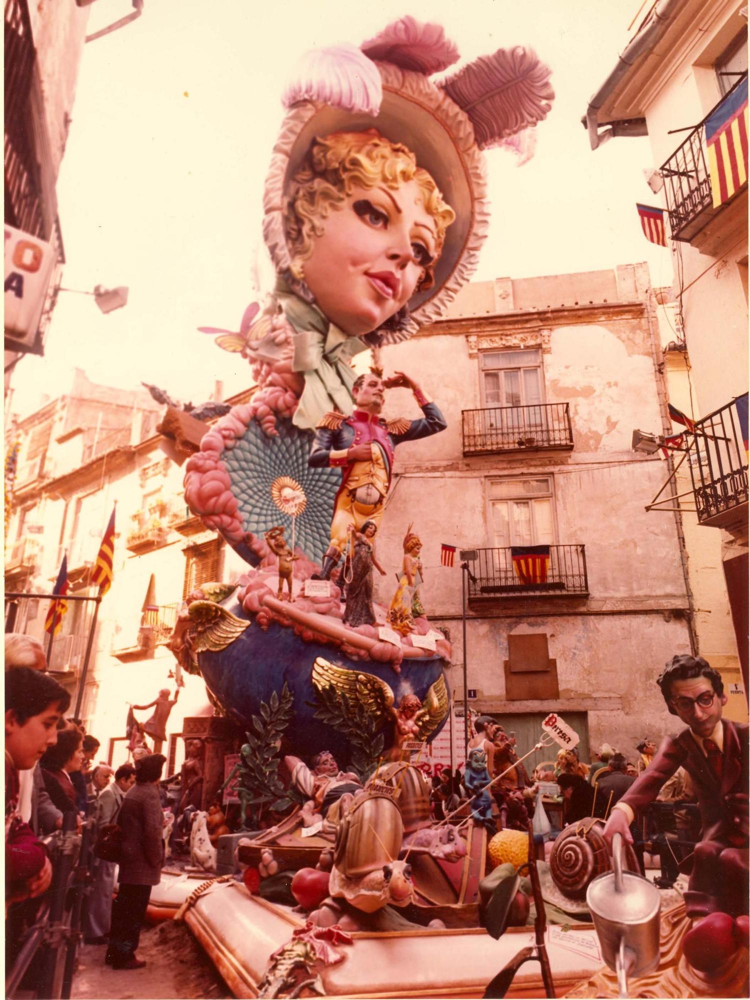 Falla Na Jordana de 1982, la última que se plantó en la placita.