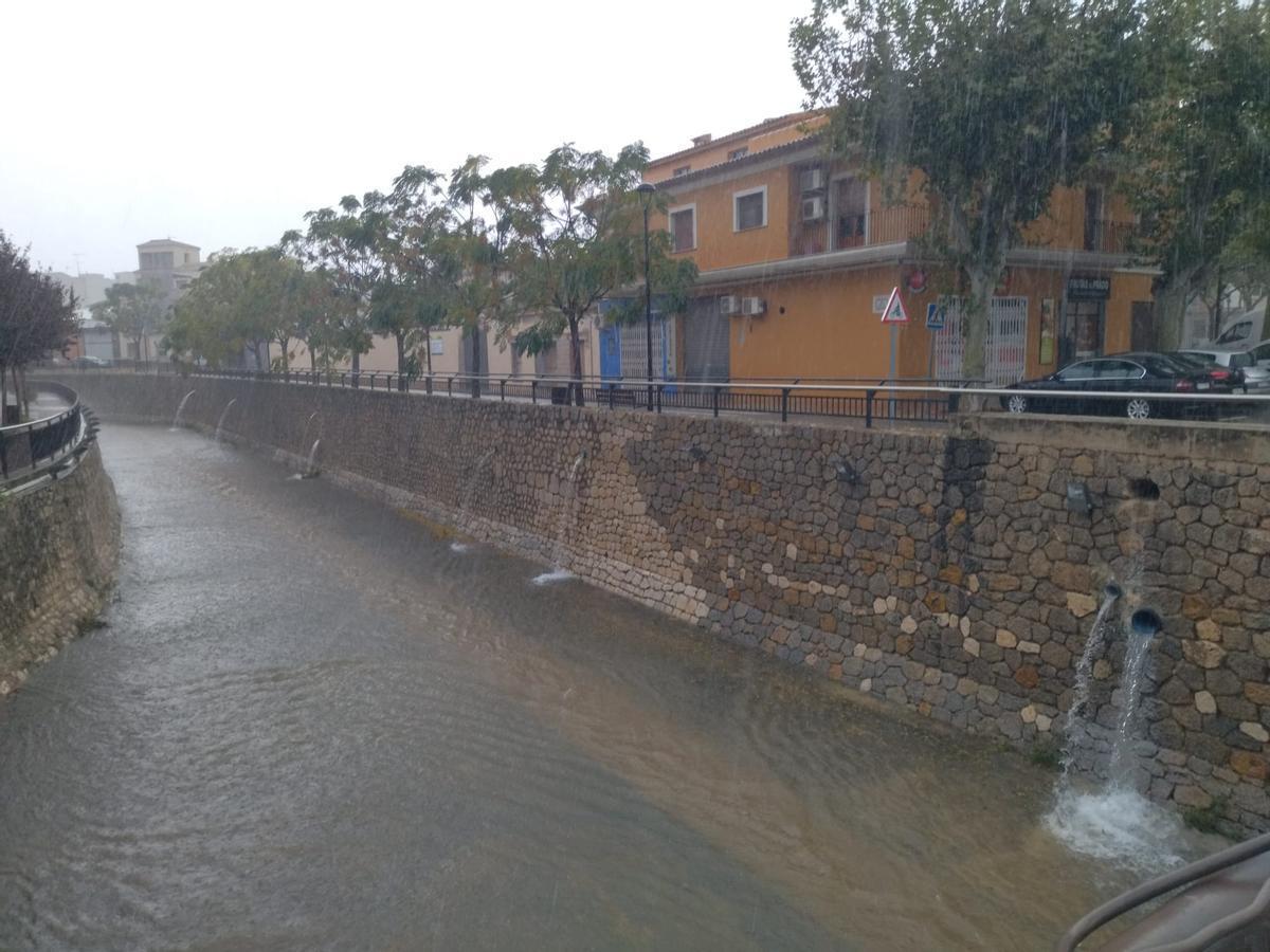 El río Alberca en Ondara.