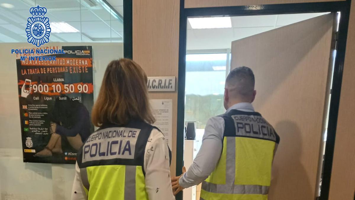 Agentes de la Policía Nacional que han participado en las inspecciones