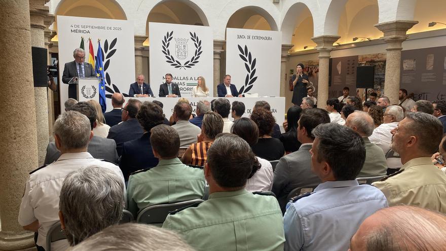Ángel Juanes Peces, Ángela Gómez-Rodulfo, Cocemfe Cáceres y Nuevo Cáceres recibirán las Medallas a la Defensa de las Víctimas del Terrorismo en Extremadura