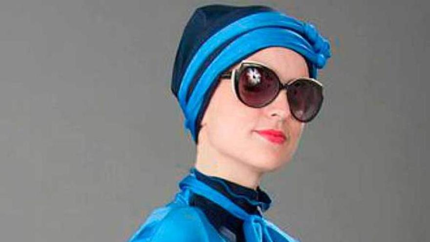 Una modelo con un &quot;burkini&quot;.