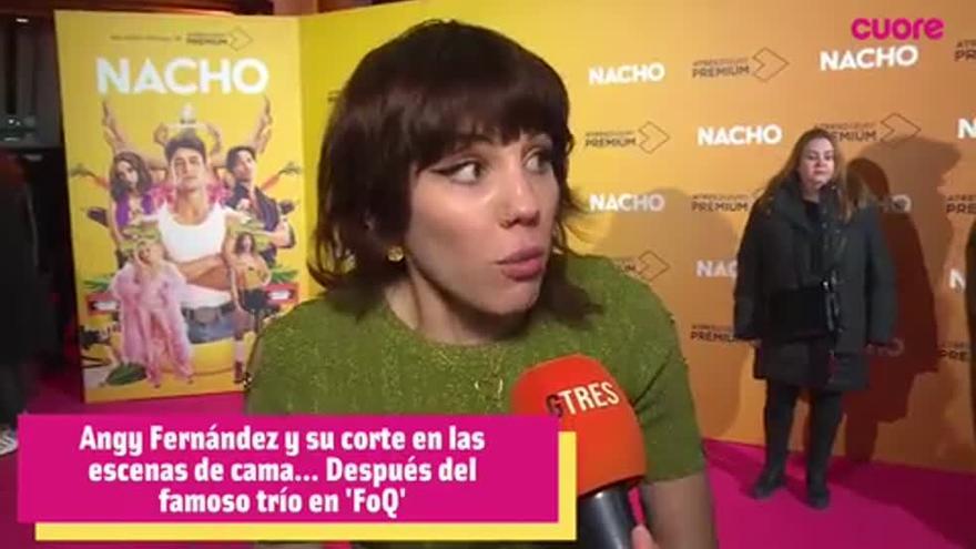 Angy Fernández y su corte en las escenas de cama... Después del famoso trío en 'FoQ'