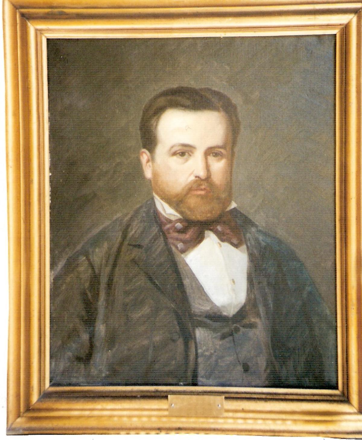 Retrato de Antonio Campos Garín, marqués de Iznate en 1880