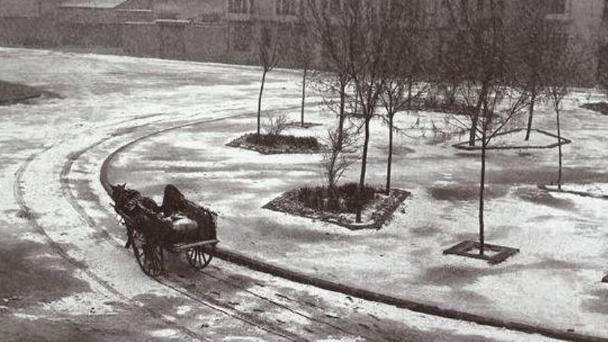 La última gran nevada en la ciudad de Castelló