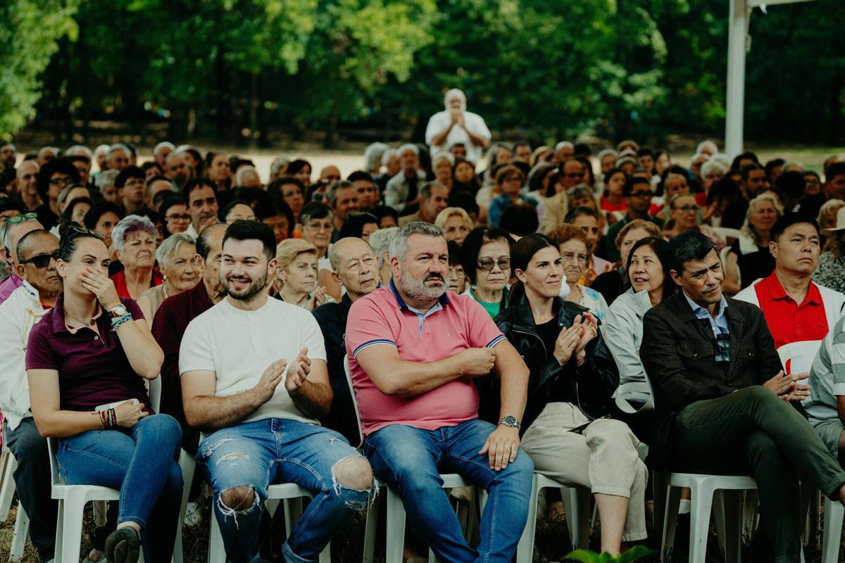 La reapertura del monasterio budista de San Amaro, en Ourense, en imágenes