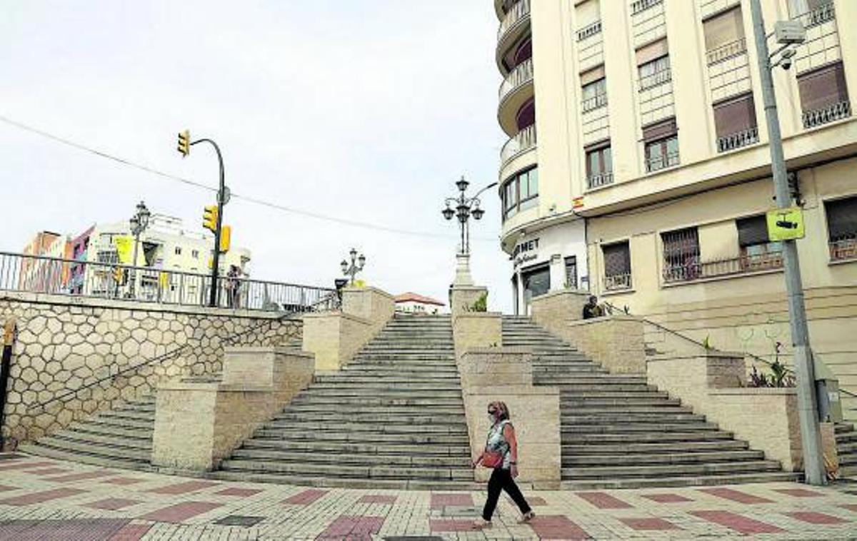 Así lucía, hasta el inicio de las obras esta semana, la Tribuna de los Pobres