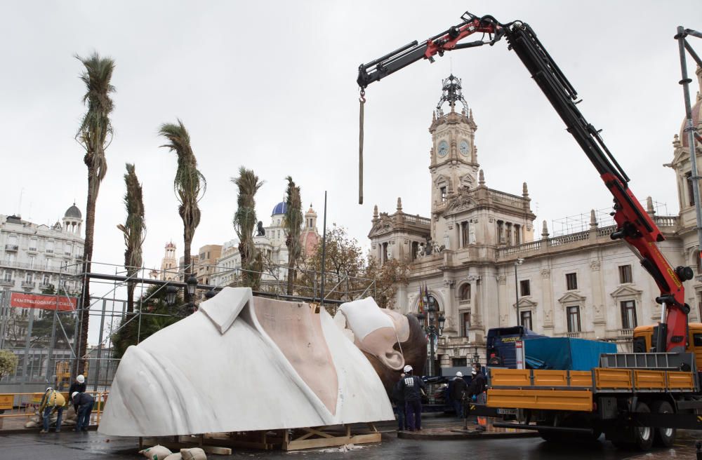 La falla municipal 2020 abandona la plaza