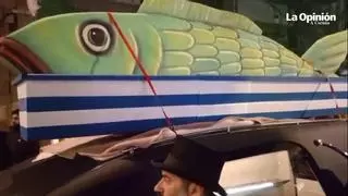 Lluvia, viento y fuego para despedir al Entroido de A Coruña