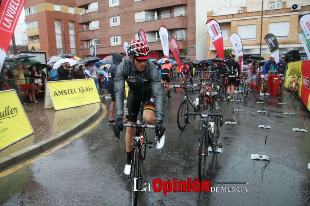 Salida de la Vuelta Ciclista a España desde Lorca