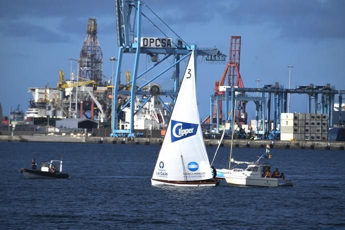 21-09-19 DEPORTES. BAHIA DEL PUERTO. LAS PALMAS DE GRAN CANARIA. Vela latina. Desempate Guanche-Tomás Morales por el título del Campeonato. Fotos: Juan Castro.  | 21/09/2019 | Fotógrafo: Juan Carlos Castro