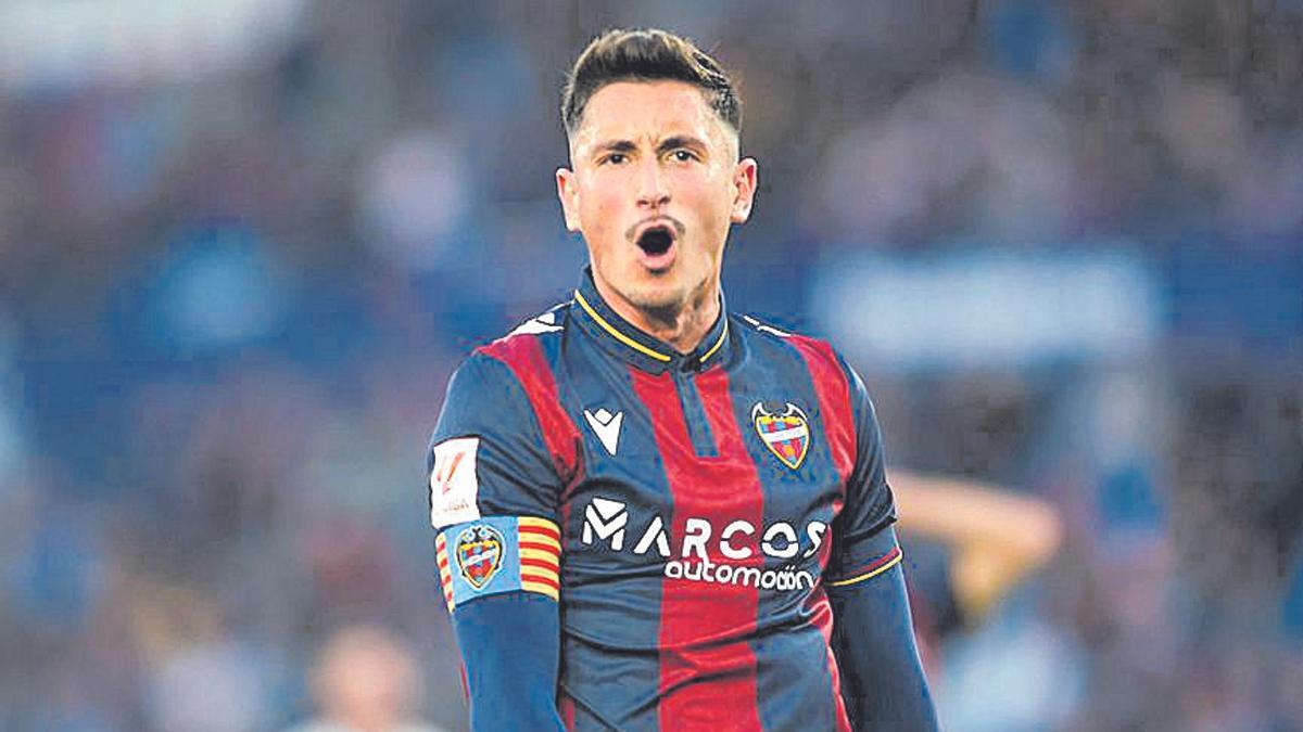 Pablo Martínez, uno de los capitanes del Levante UD