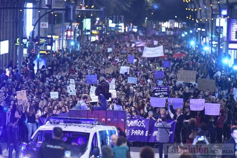 Manifestación por el Día de la Mujer en Murcia