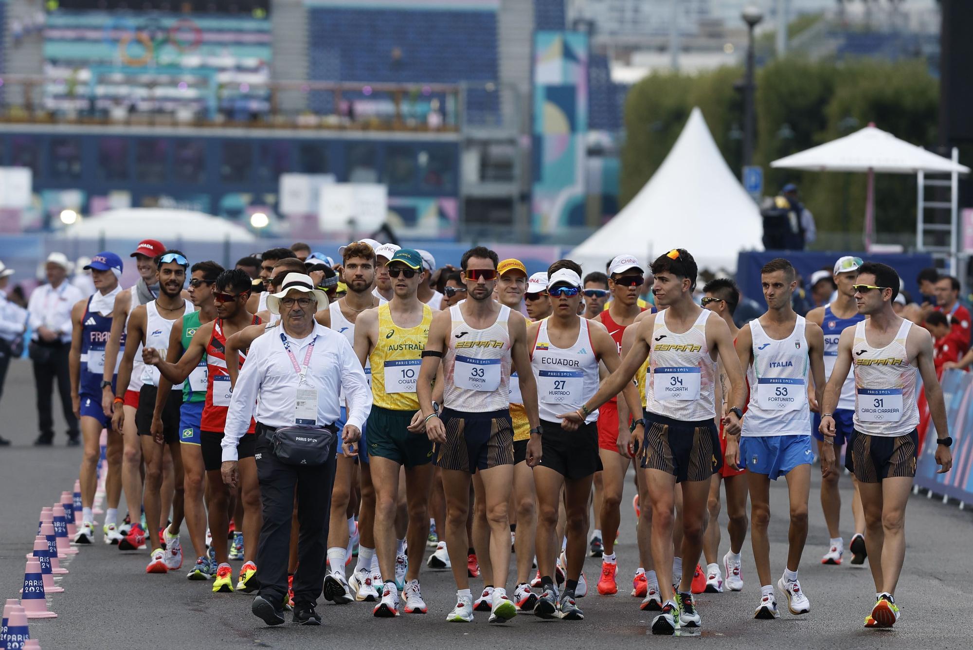 Comienza el atletismo de París 2024 con los 20 km marcha