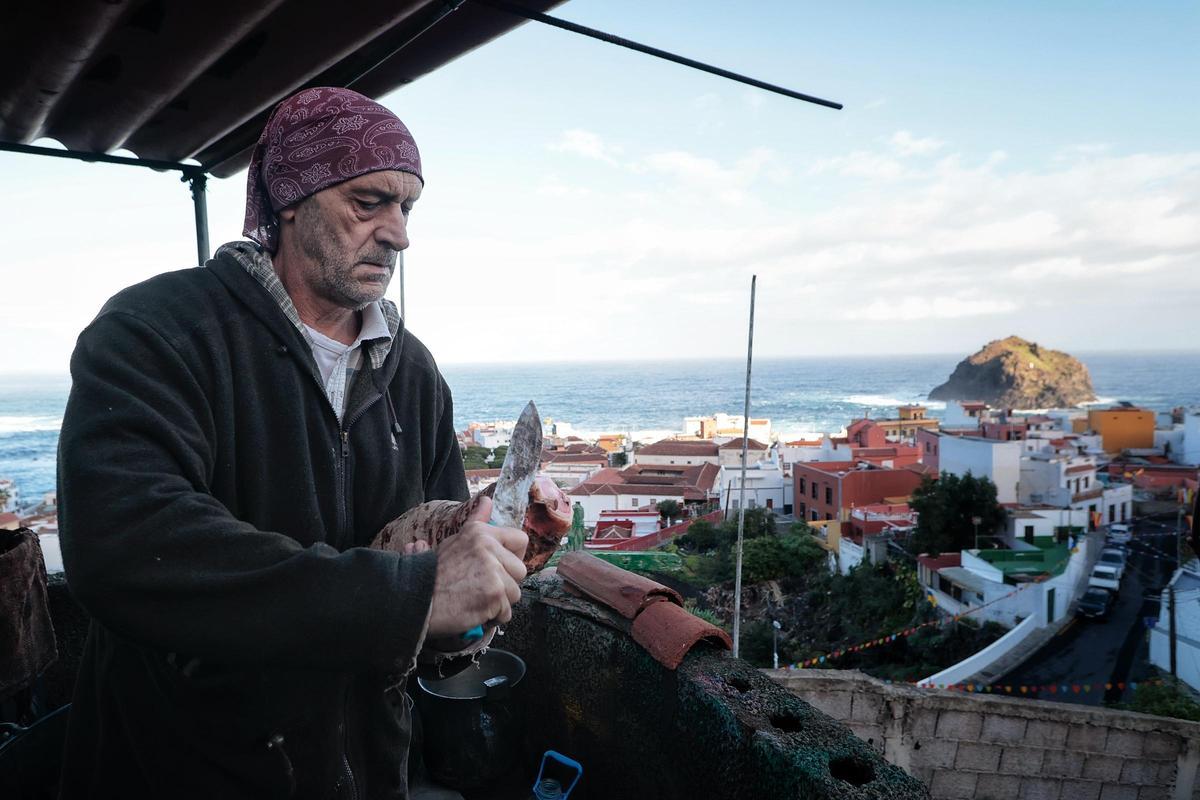 Guisado de ñames en Garachico