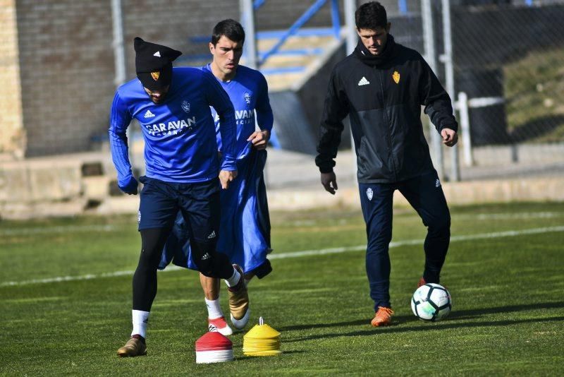 Entrenamiento del Real Zaragoza 24/2/2018