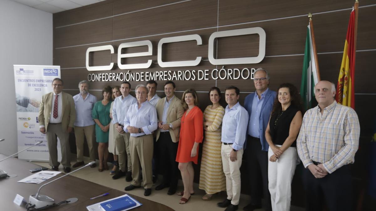 Representantes de CECO, del Imdeec y de las empresas participantes.