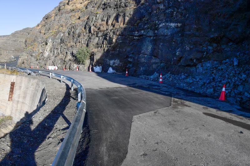 Apertura de la carretera de La Aldea