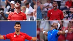 Alcaraz, Auger-Aliassime, Djokovic y Musetti, los cuatro candidatos al oro en París 2024