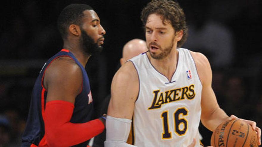 Pau Gasol en una acción del partido