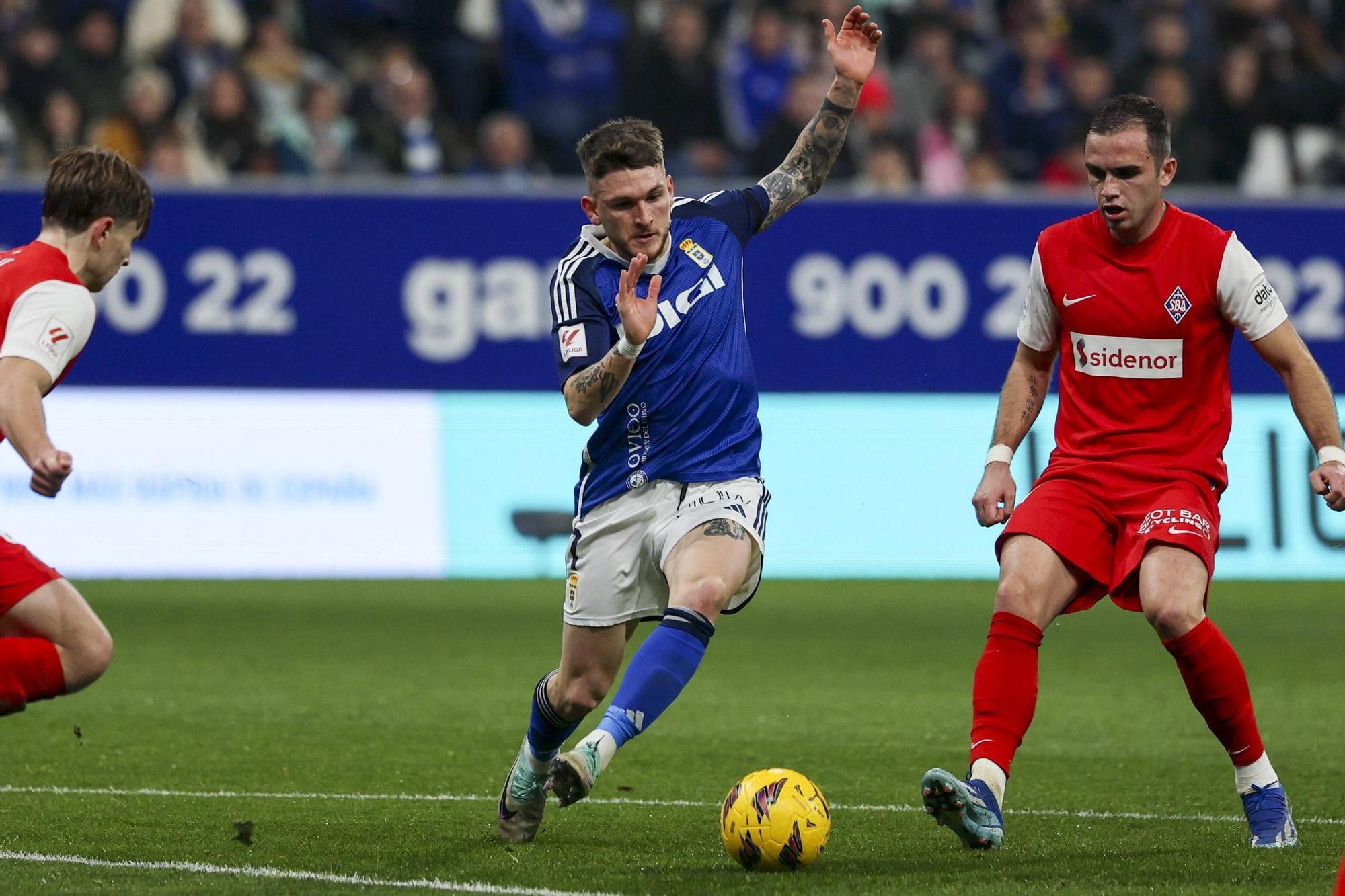 Así fue el partido entre el Real Oviedo y el Amorebieta