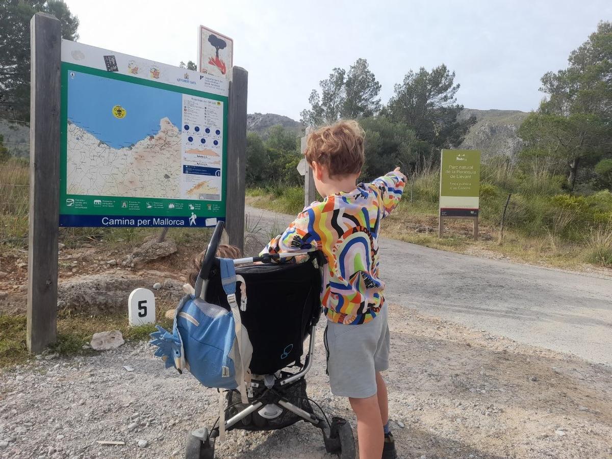 Am Wanderparkplatz bei Betlem geht es los