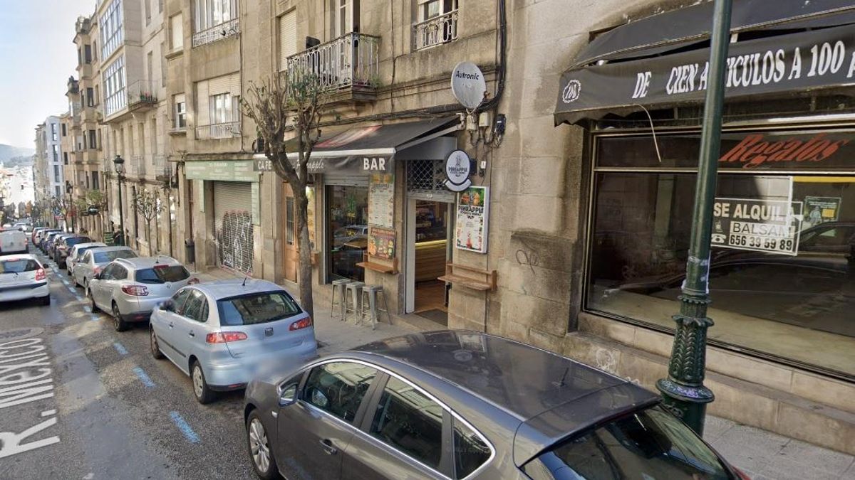 Edificio de la calle México en el que se produjo la detención del supuesto agresor machista