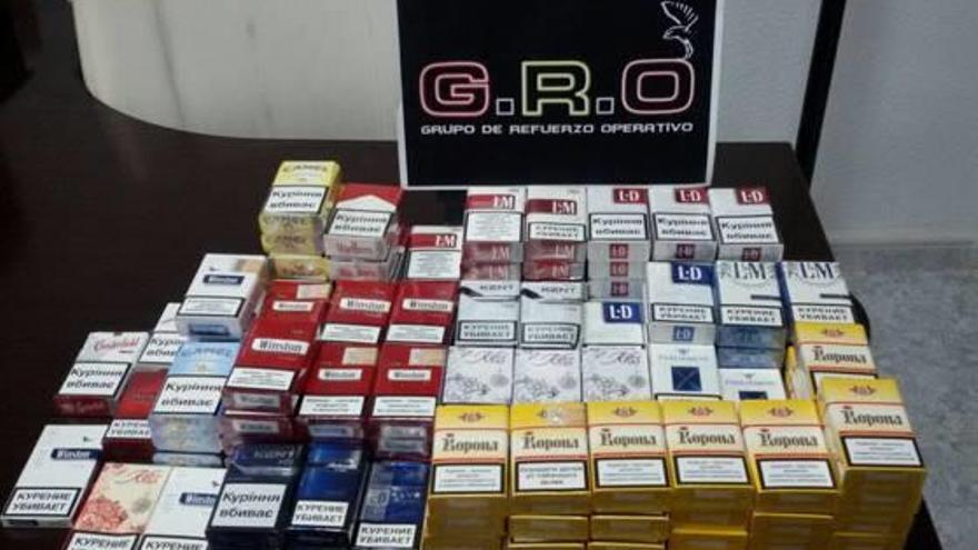 Tabaco ruso de contrabando en Torrevieja