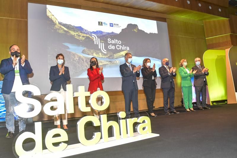 Acto de inicio de las obras de Salto de Chira