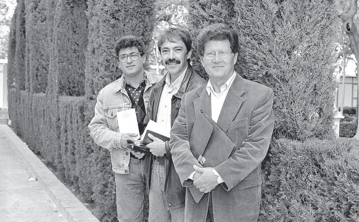 Jenaro Talens, José Luis Falcó y César Simón